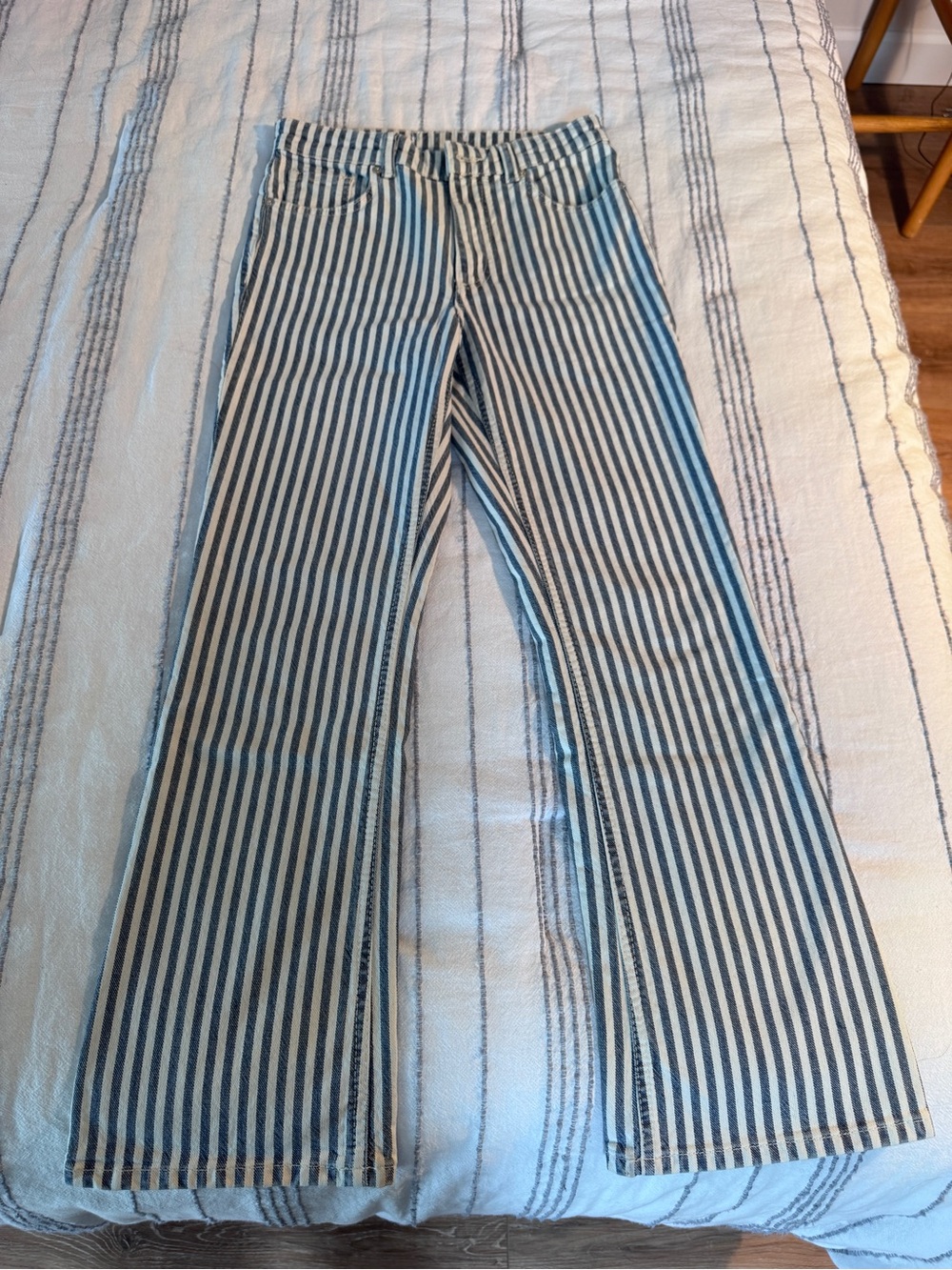 Zara pinstripe jeans